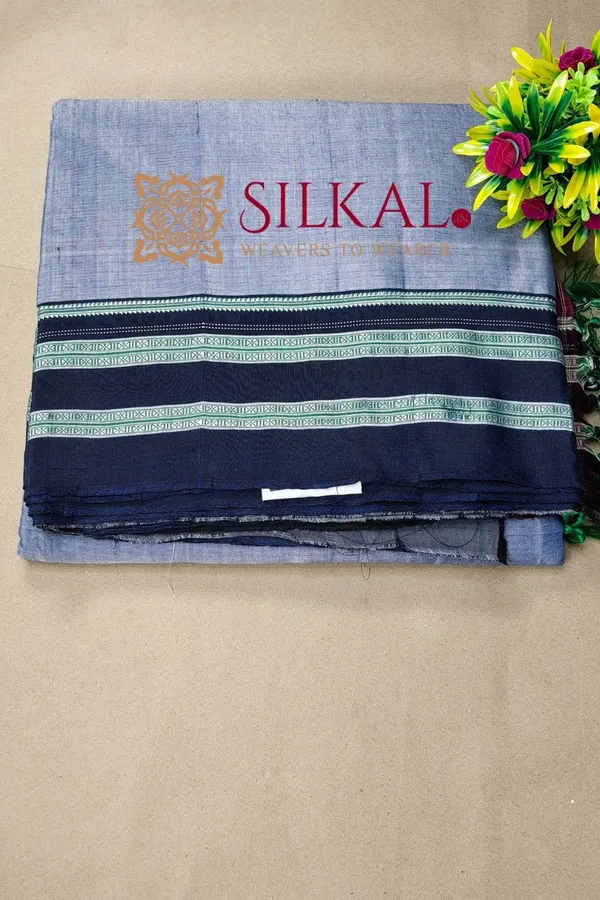 Ilkal_Handloom_Viscose_Cotton_Silk_Gayatri_Border_Saree-SKL04253
