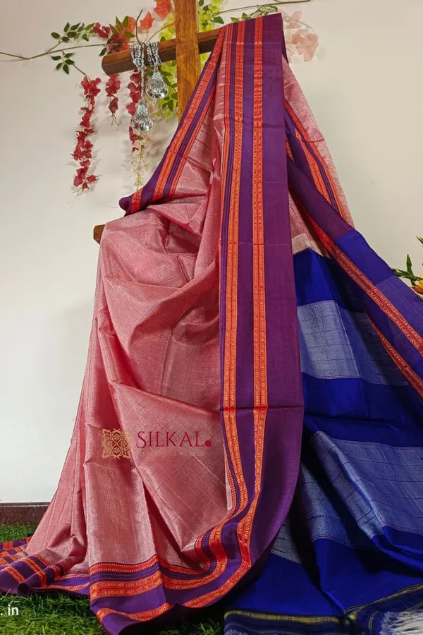 Ilkal_Handloom_Viscose_Cotton_Silk_Special_Gayatri_Border_Saree_Saree_Code-_SKL1241