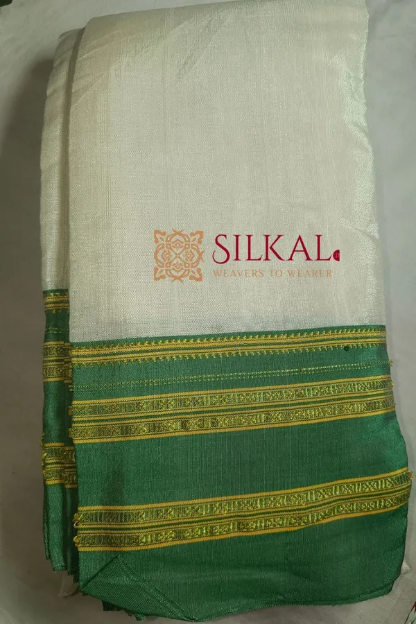 Ilkal_Handloom_Viscose_Cotton_Silk_Special_Gayatri_Border_Saree_Code-_SKL1309