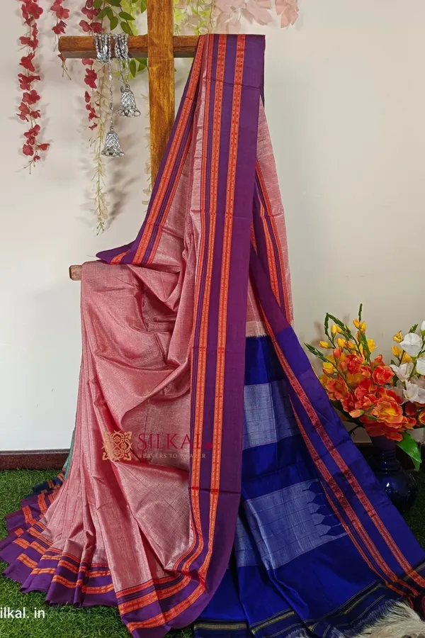 Ilkal_Handloom_Viscose_Cotton_Silk_Special_Gayatri_Border_Saree_Saree_Code-_SKL1241