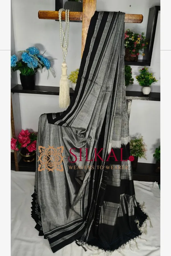Ilkal_Handloom_Viscose_Cotton_Silk_Special_Gayatri_Border_Saree_SKL04252