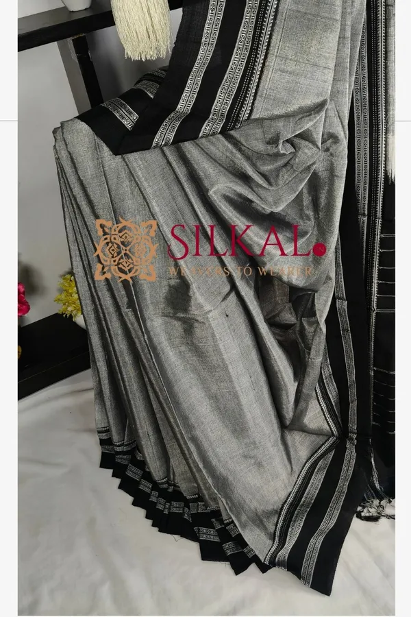 Ilkal_Handloom_Viscose_Cotton_Silk_Special_Gayatri_Border_Saree_SKL04252