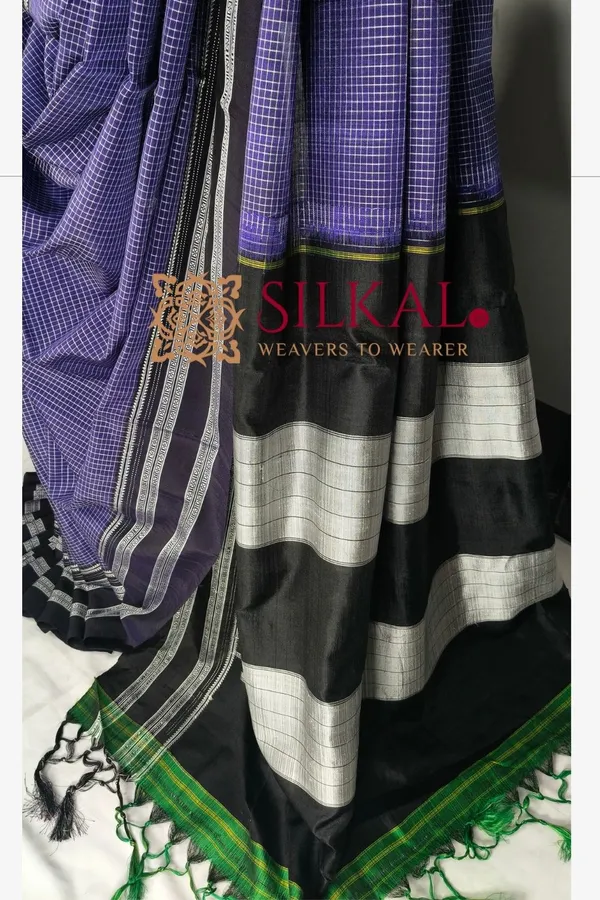 Ilkal_Handloom_Viscose_Cotton_Silk_Special_Gayatri_Border_Saree_SKL04255