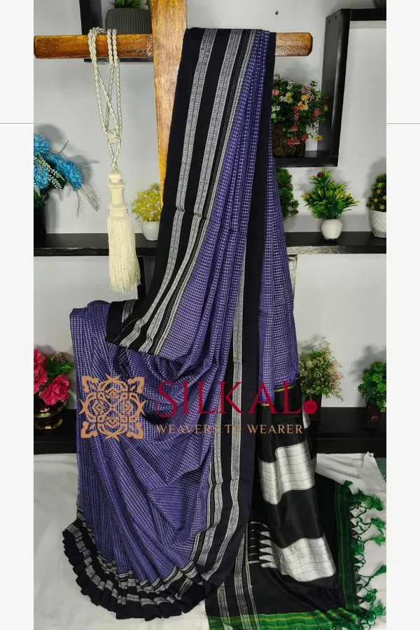 Ilkal_Handloom_Viscose_Cotton_Silk_Special_Gayatri_Border_Saree_SKL04255