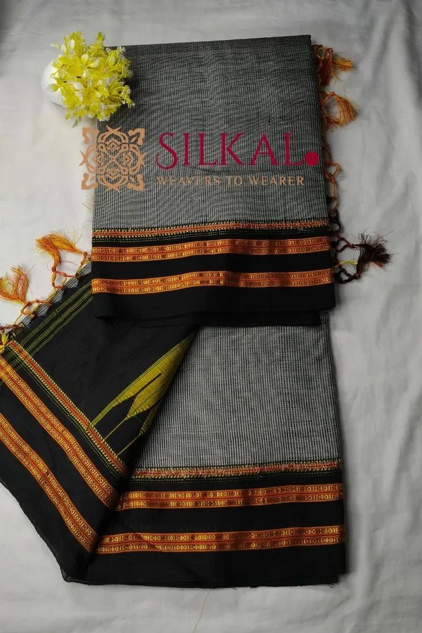 Ilkal_Handloom_Viscose_Cotton_Silk_Special_Gayatri_Border_Saree_SKL04257