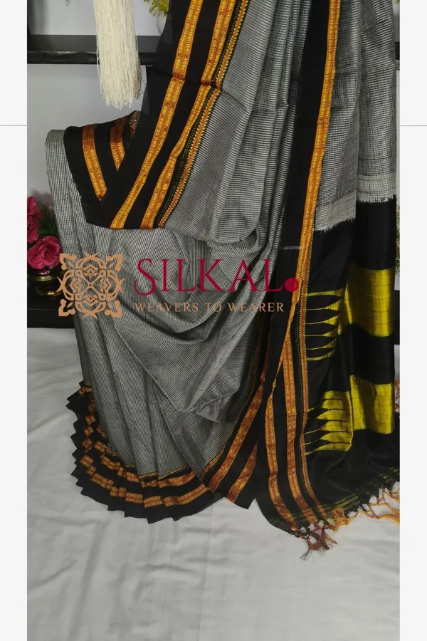 Ilkal_Handloom_Viscose_Cotton_Silk_Special_Gayatri_Border_Saree_SKL04257