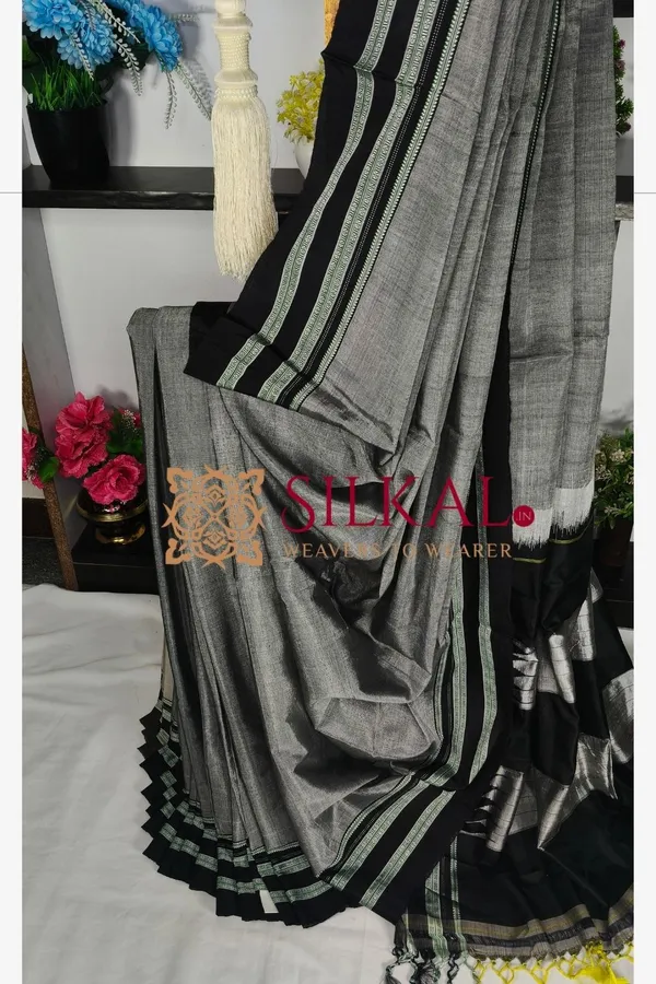 Ilkal_Handloom_Viscose_Cotton_Silk_Special_Gayatri_Border_Saree_SKL04258