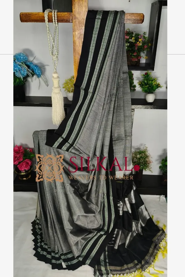 Ilkal_Handloom_Viscose_Cotton_Silk_Special_Gayatri_Border_Saree_SKL04258