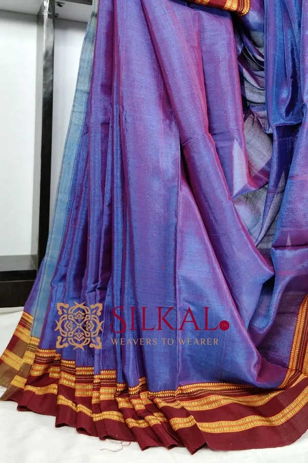 Ilkal_Handloom_Viscose_Cotton_Silk_Special_Gayatri_Border_Saree_Saree_Code-_SKL03499