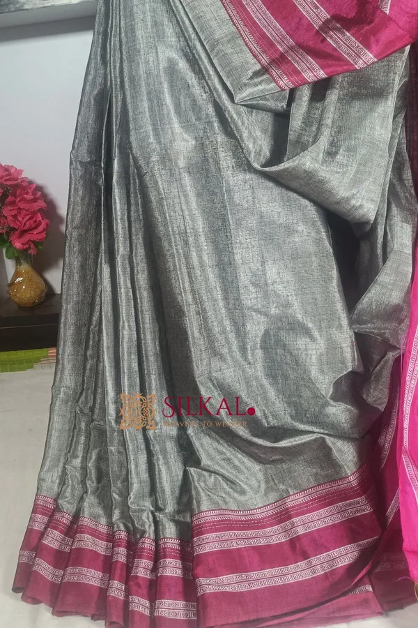 Ilkal_Handloom_Viscose_Cotton_Silk_Special_Gayatri_Border_Saree_Saree_Code-_SKL1733