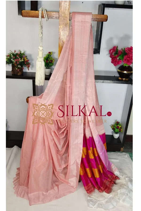 Ilkal_Handloom_Viscose_Silk_Chikki_Paras_Border_Saree_Code-_SKL03837