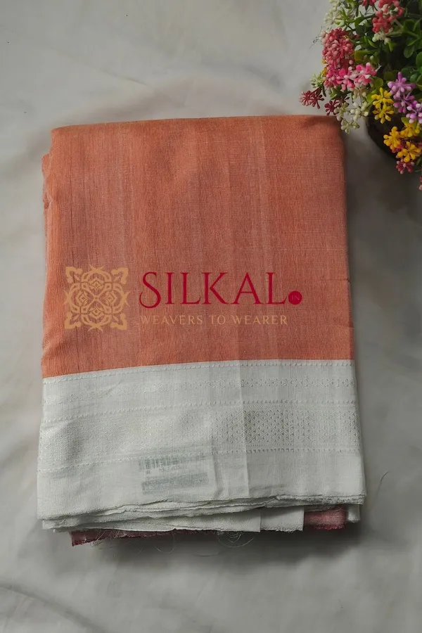 Ilkal_Handloom_Viscose_Silk_Chikki_Paras_Border_Saree_Code-_SKL03841
