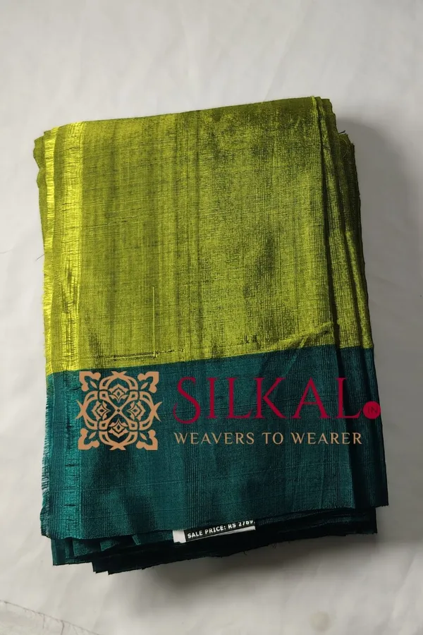 Ilkal_Handloom_Viscose_Silk_Chikki_Paras_Border_Saree_Saree_Code-_SKL03329