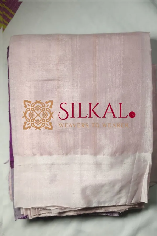 Ilkal_Handloom_Viscose_Silk_Chikki_Paras_Border_Saree_Saree_Code-_SKL03333