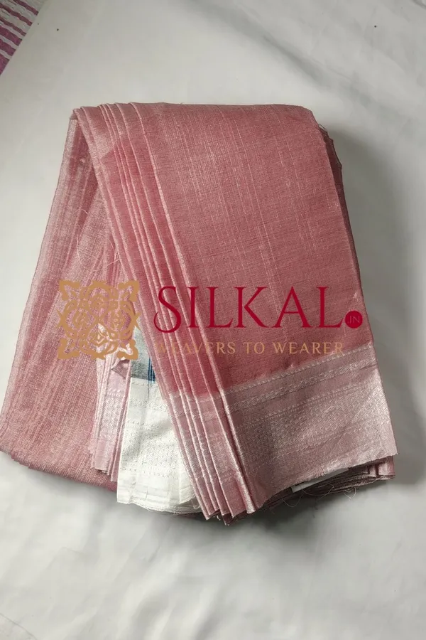 Ilkal_Handloom_Viscose_Silk_Chikki_Paras_Border_Saree_Saree_Code-_SKL03334