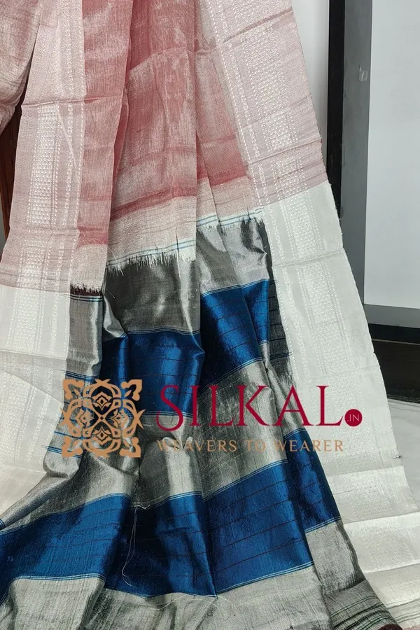 Ilkal_Handloom_Viscose_Silk_Chikki_Paras_Border_Saree_Saree_Code-_SKL03334