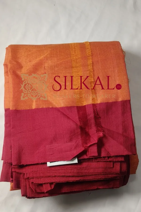 Ilkal_Handloom_Viscose_Silk_Chikki_Paras_Border_Saree_Saree_Code-_SKL03336