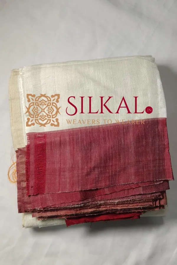Ilkal_Handloom_Viscose_Silk_Chikki_Paras_Border_Saree_Saree_Code-_SKL03337
