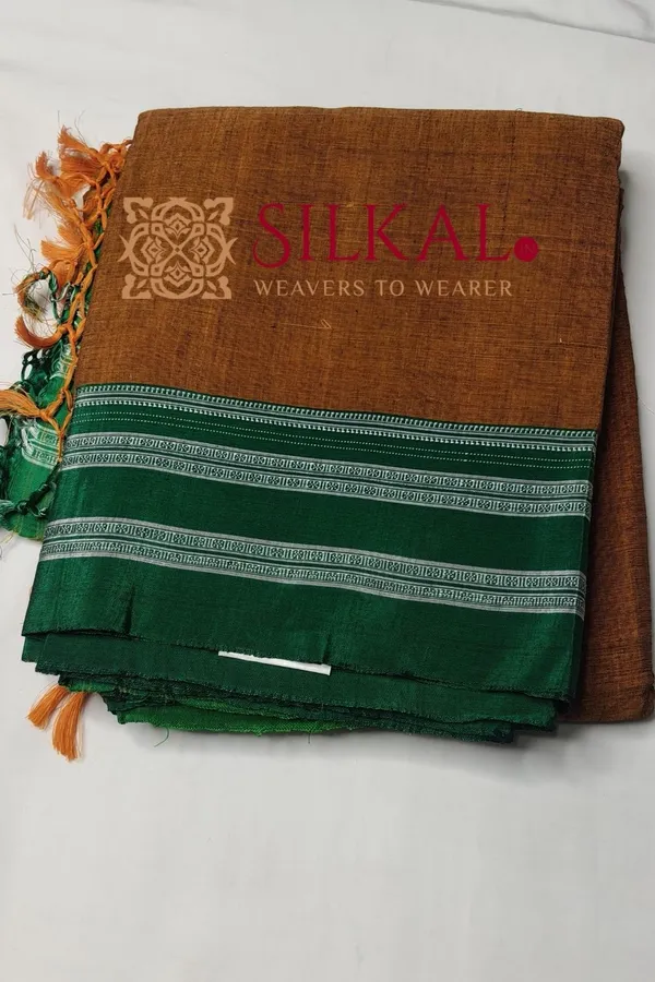 Ilkal_Handloom_Viscose_Silk_Gayatri_Border_Saree_Saree_Code-_SKL1956
