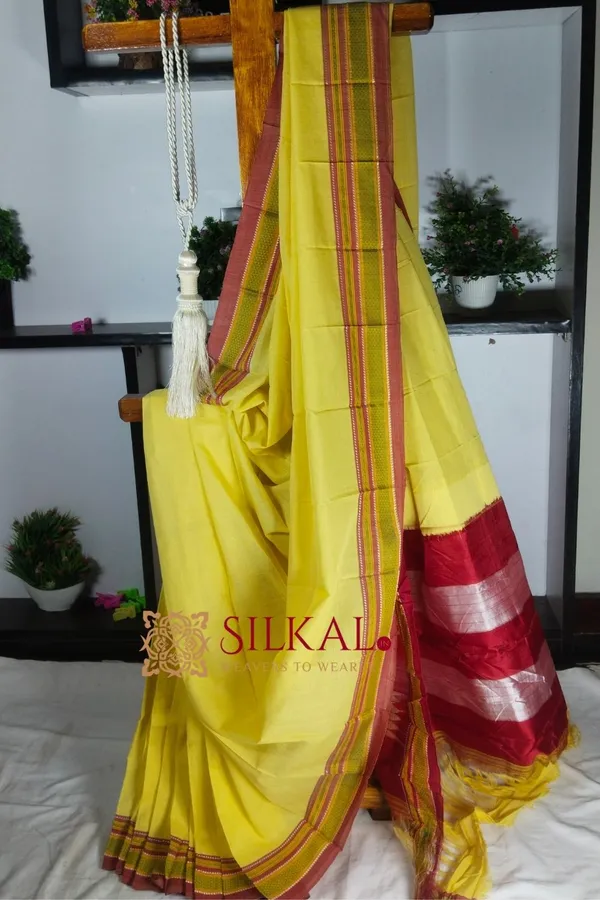 Ilkal_Handloom_Cotton_Silk_Saree_Code-_SKL1828