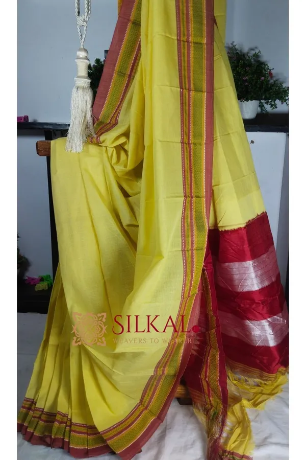 Ilkal_Handloom_Cotton_Silk_Saree_Code-_SKL1828