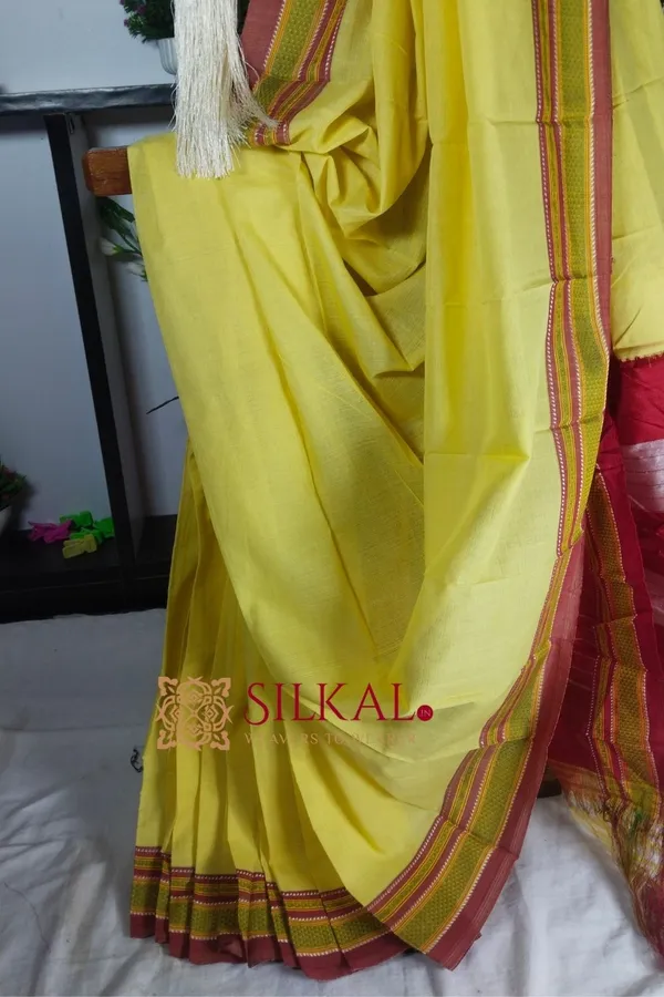 Ilkal_Handloom_Cotton_Silk_Saree_Code-_SKL1828