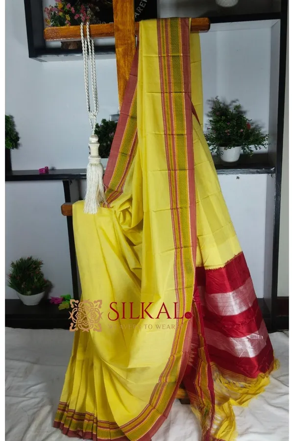 Ilkal_Handloom_Cotton_Silk_Saree_Code-_SKL1828