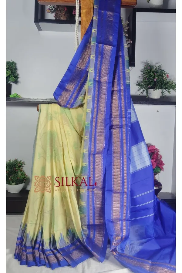 Ilkal_Ikkat_Print_Cotton_Silk_Saree_Saree_Code-_SKL1815