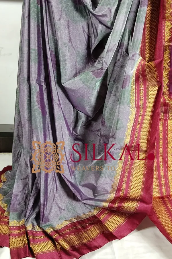 Ilkal_Ikkat_Print_Cotton_Silk_Saree_SKL03315