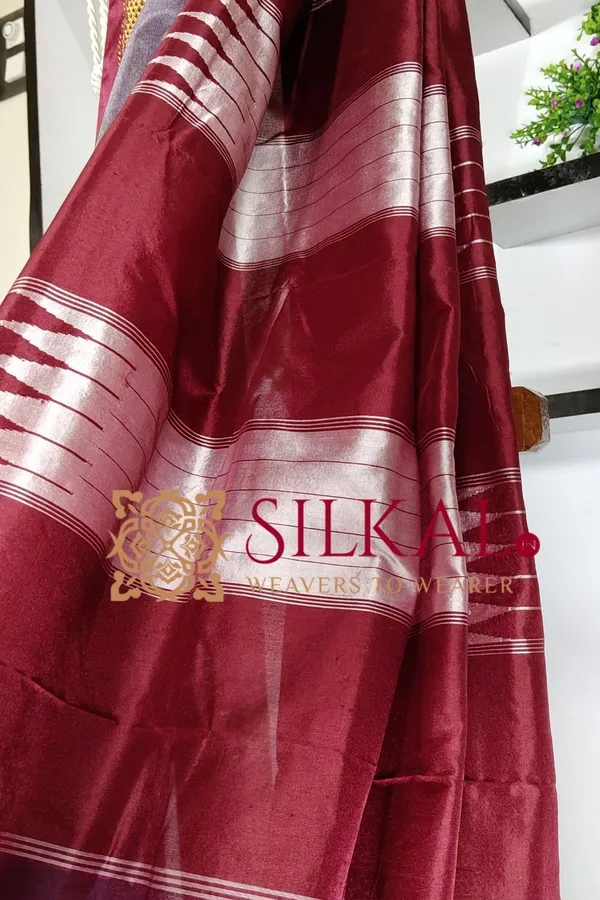 Ilkal_Ikkat_Print_Cotton_Silk_Saree_SKL03315