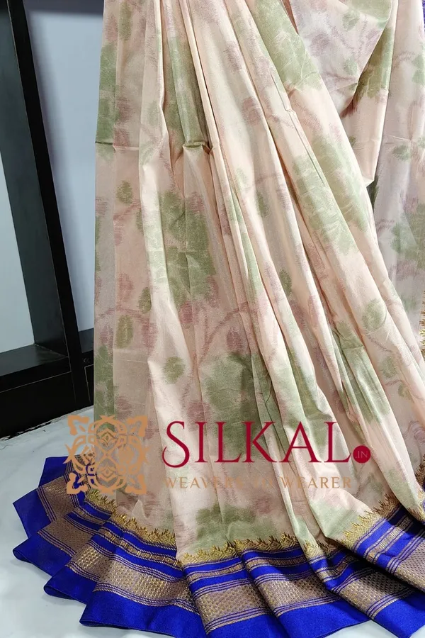 Ilkal_Ikkat_Print_Cotton_Silk_Saree_SKL03317