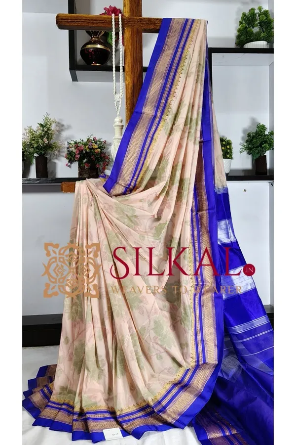 Ilkal_Ikkat_Print_Cotton_Silk_Saree_SKL03317