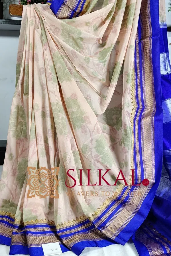 Ilkal_Ikkat_Print_Cotton_Silk_Saree_SKL03317