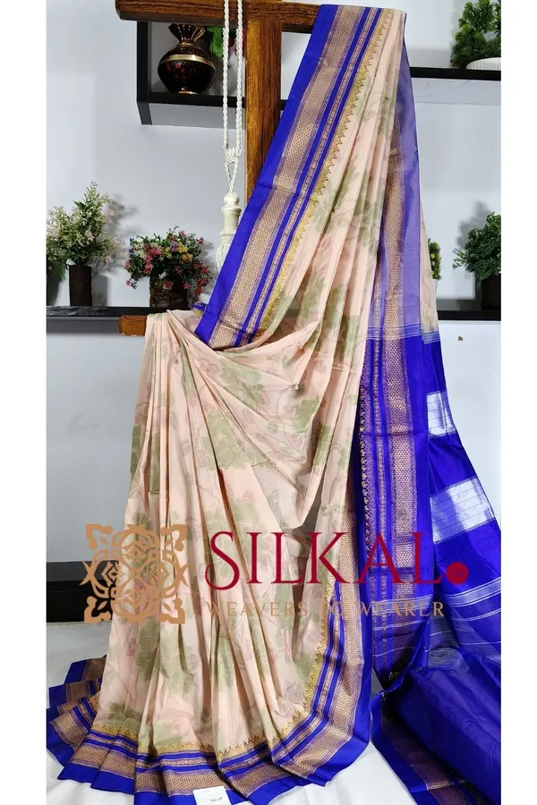 Ilkal_Ikkat_Print_Cotton_Silk_Saree_SKL03317