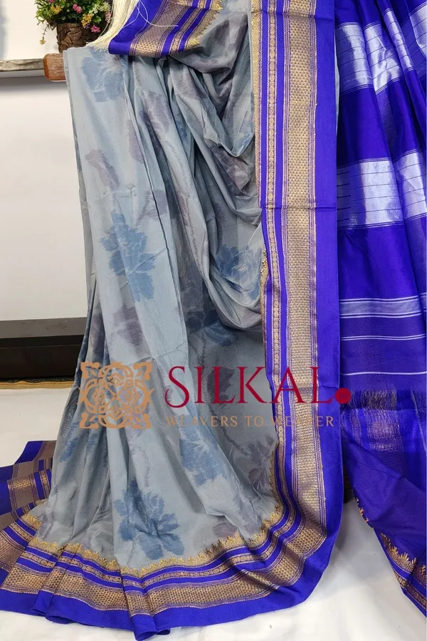Ilkal_Ikkat_Print_Cotton_Silk_Saree_SKL03322
