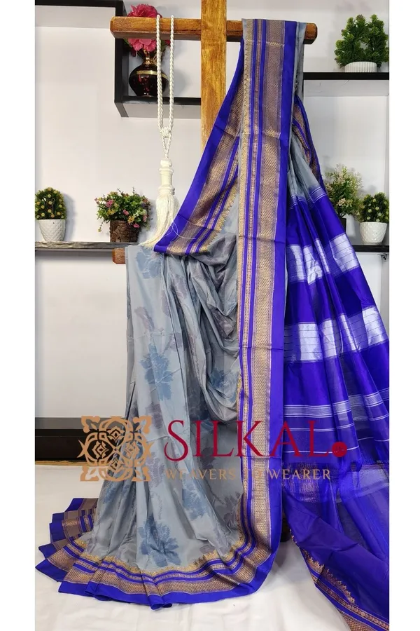 Ilkal_Ikkat_Print_Cotton_Silk_Saree_SKL03322