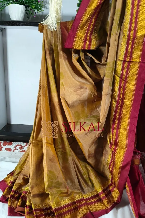 Ilkal_Ikkat_Print_Cotton_Silk_Saree_SKL_2078