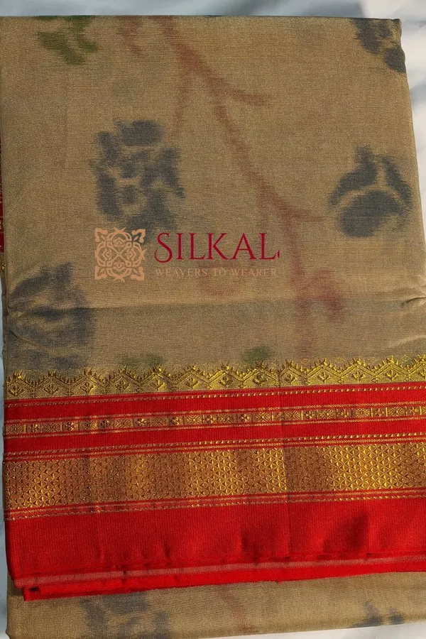 Ilkal_Ikkat_Print_Cotton_Silk_Saree_Saree_Code-_SKL2081