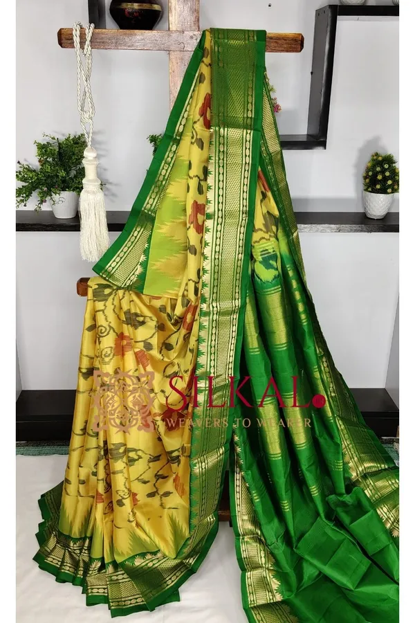 Ilkal_Ikkat_Pure_Silk_Saree_SKL03715