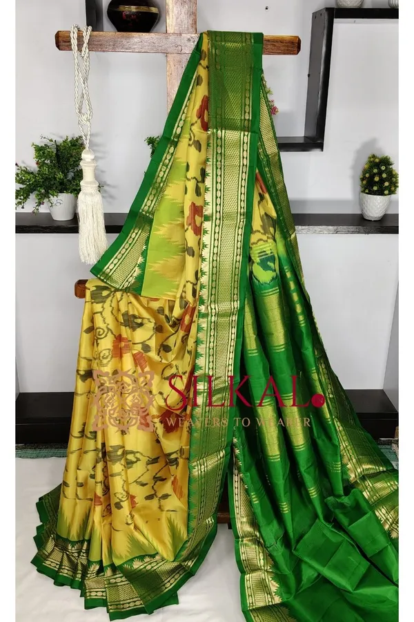 Ilkal_Ikkat_Pure_Silk_Saree_SKL03715