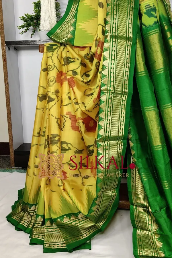 Ilkal_Ikkat_Pure_Silk_Saree_SKL03715