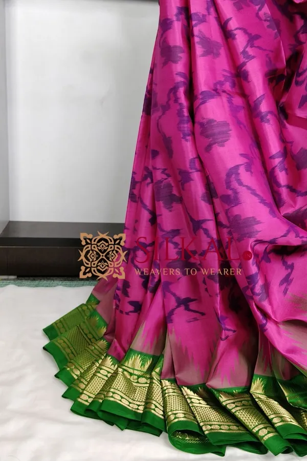 Ilkal_Ikkat_Pure_Silk_Saree_SKL03716