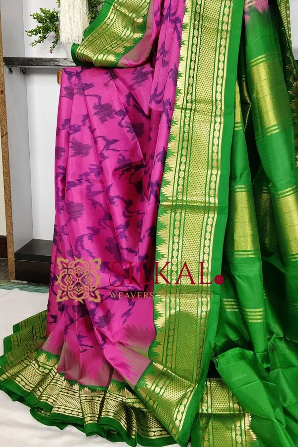 Ilkal_Ikkat_Pure_Silk_Saree_SKL03716
