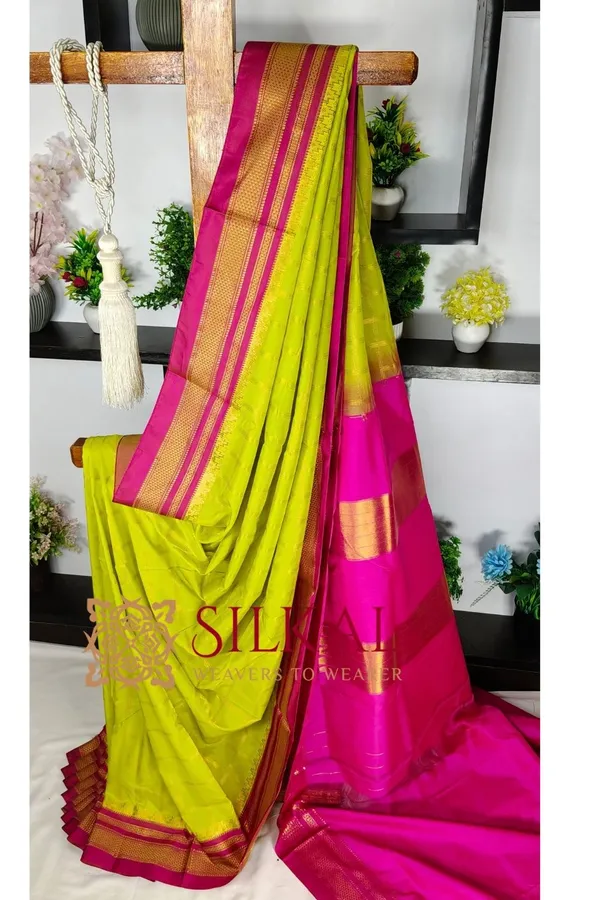 Ilkal_Jarri_checks_Saree_SKL04150
