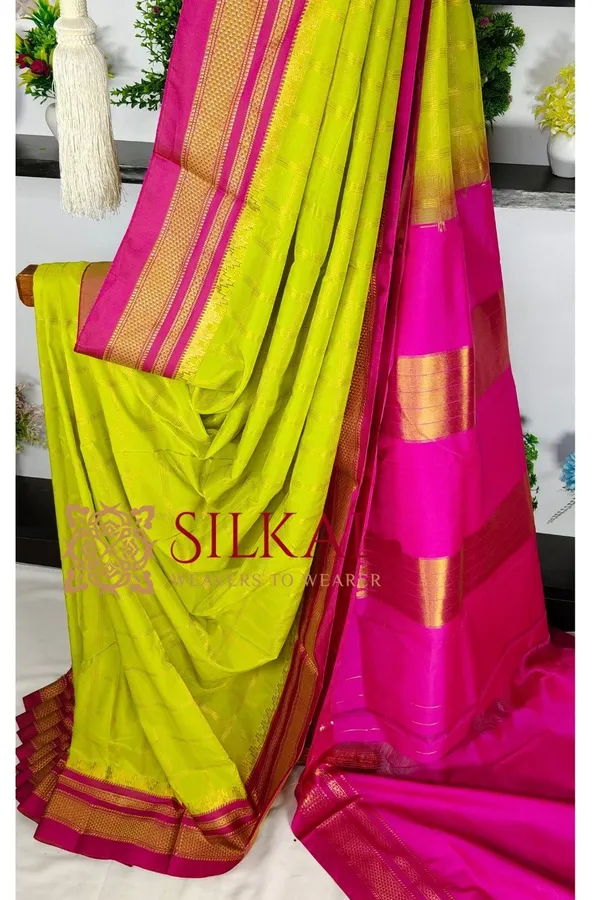 Ilkal_Jarri_checks_Saree_SKL04150
