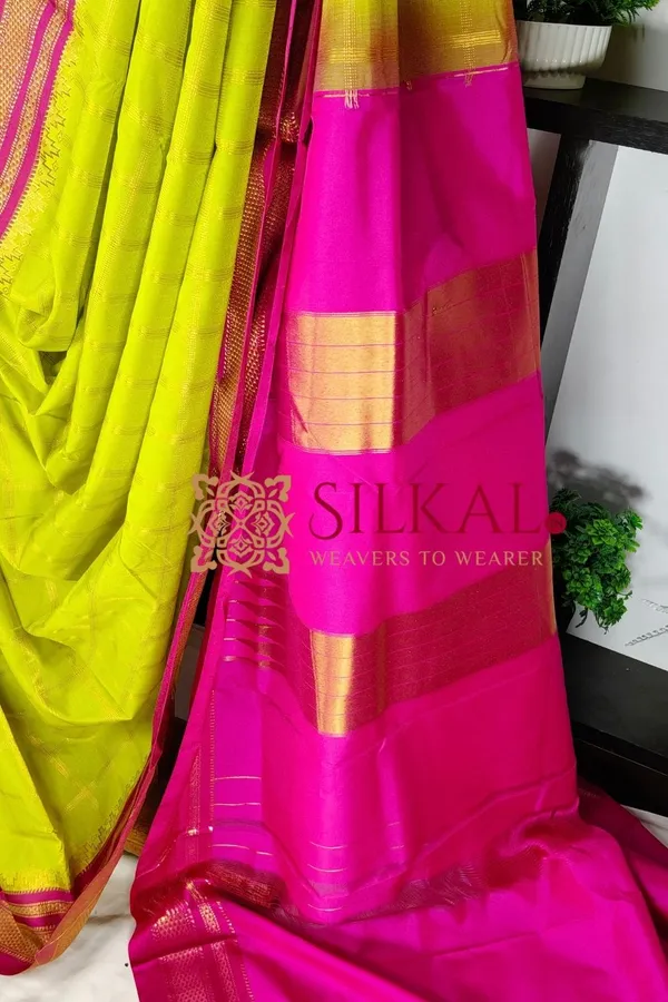 Ilkal_Jarri_checks_Saree_SKL04150
