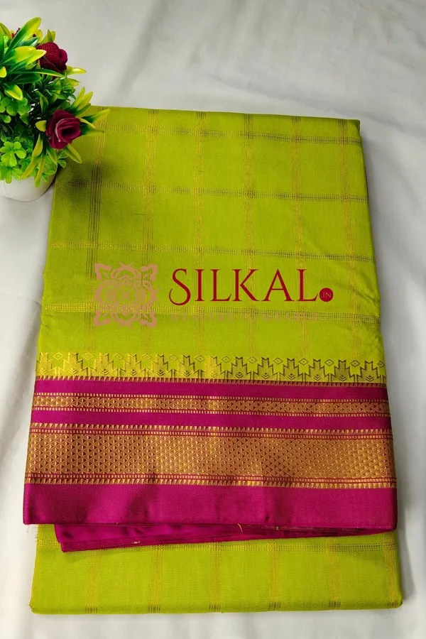 Ilkal_Jarri_checks_Saree_SKL04150