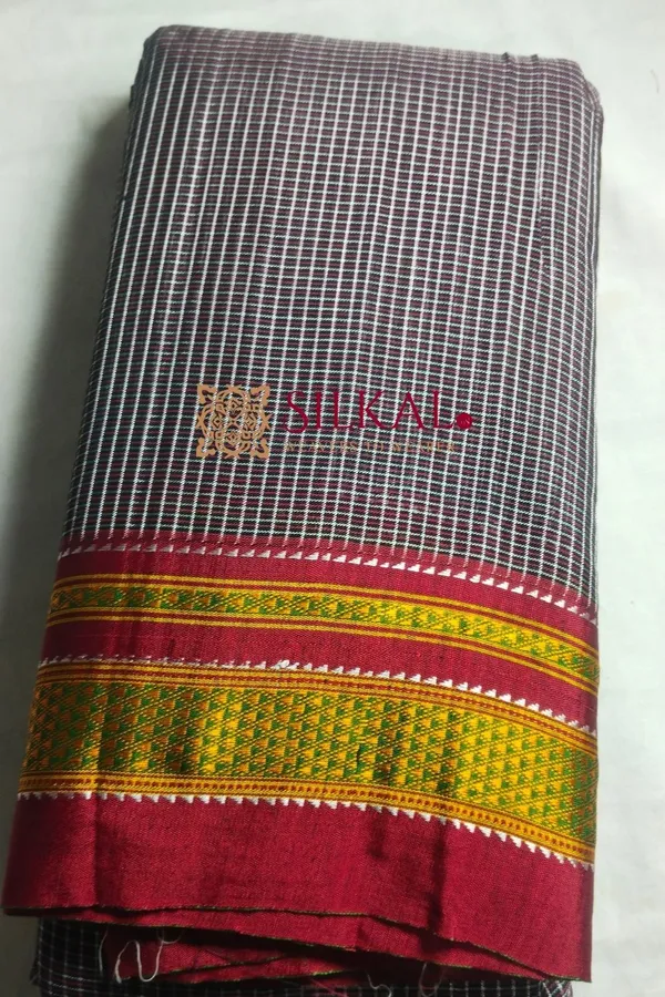Ilkal_Kaddi_Cotton_Saree_Code-_SKL1494