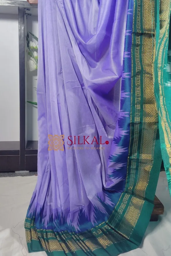 Ilkal_Temple_Cotton_Silk_Saree_Code-_SKL1807