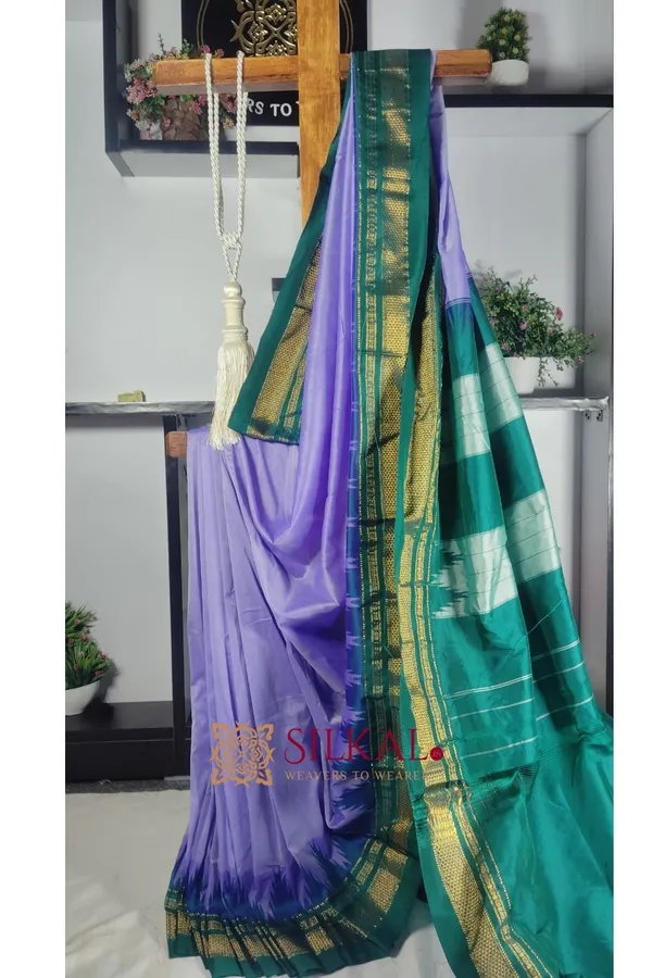 Ilkal_Temple_Cotton_Silk_Saree_Code-_SKL1807